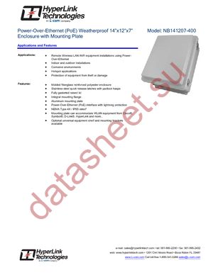 NB141207-400 datasheet  